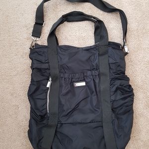 Apana black gym/yoga bag